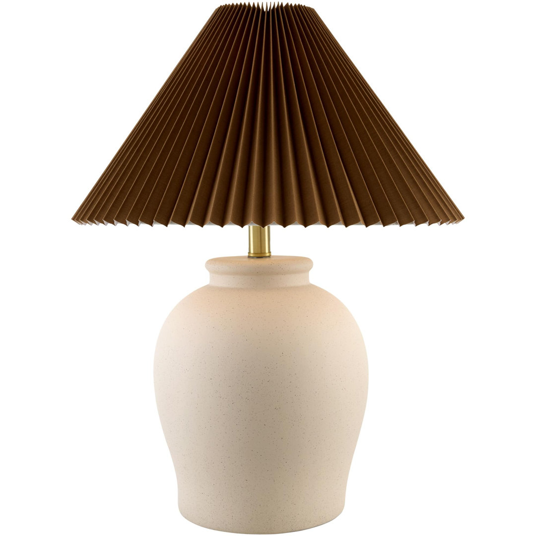 Chemise 22" Ceramic Table Lamp